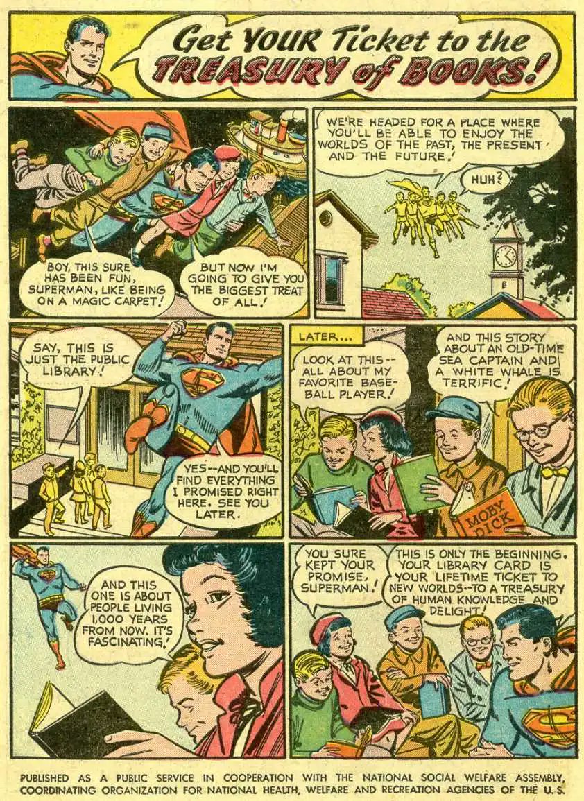 The biggest treat of all . . . the public library