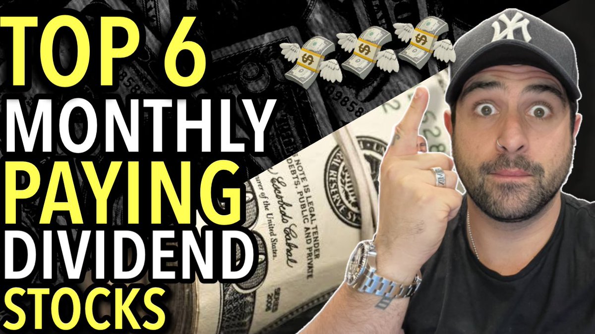 thewallstbulloz's tweet photo. 💰 TOP 6 MONTHLY PAYING #DIVIDEND #STOCKS #CASHFLOW FOR LIFE, TICKERS: #O, #STAG, #SPHD, #PSEC, #AGNC, #PBA 💰
👇🏻👇🏻👇🏻👇🏻
https://t.co/ZwVnhBi5lp
via @thewallstbulloz @YouTube https://t.co/0spyrz2vy4