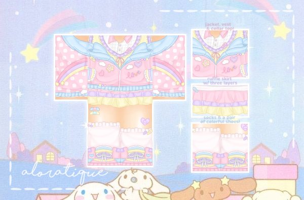 aloratique's tweet photo. hii here's another outfit release!! now available at dear diary ♡
🍡links in thread
. . .
likes &amp; retweets are appreciated!
tags: #RobloxDev #RobloxDesigner #RobloxCommissions #robloxdesigning #rtcdesigners #robloxclothing #robloxart https://t.co/r0VZLzvHDD