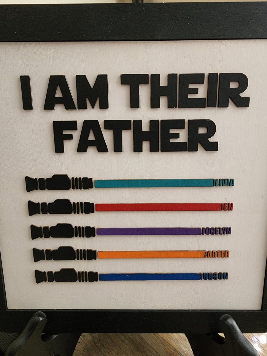jamesv393's tweet photo. From my Padawans. Happy father's day to each and everyman who is willing to stand and care for his children. Happy fathers day to my Dad who is still leading by example. https://t.co/xjLX6POzF5