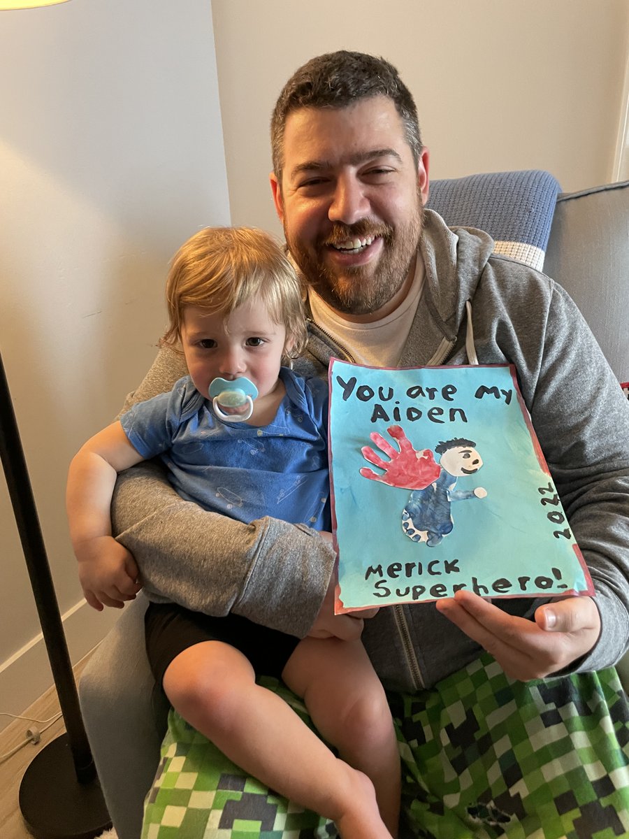MerickLewin's tweet photo. Happy Father's Day to all the Dads out there. I hope you got a gift as amazing as mine. https://t.co/CO6LGLccdS