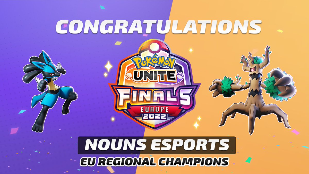 Nouns Esports have made their statement: They are the BEST team in the entire EU region! 🎉

📺: twitch.tv/pokemonunite

#PokemonUNITE | #UNITEesports