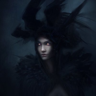 //A possibly only temporary flip just to… add more chaos to the already chaotic events.\\

The one and only Raven Queen

Matron of Ravens

Duskmaven 

Province of Death, Fate, Winter, Twilight, Inevitability 

Current Champion: Vax’ildan