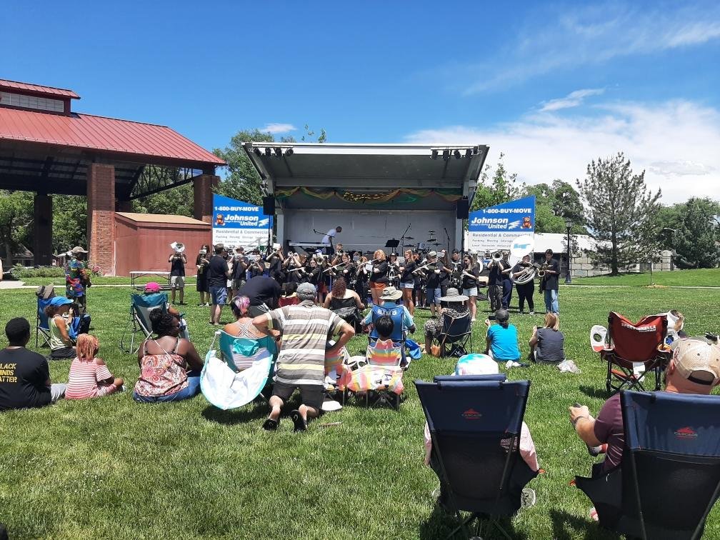ashleystolzmann's tweet photo. Happy Juneteenth!! Had a nice time at Longmont's celebration. https://t.co/wMGpqZUN5Y