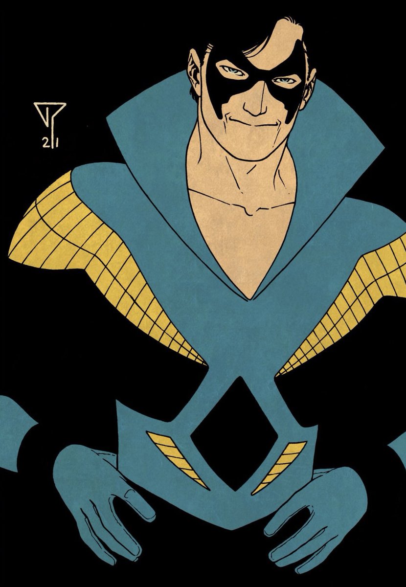 letstalkgrayson's tweet photo. 🖋 Nightwing by Francis Portela https://t.co/SyvQmkLVDB
