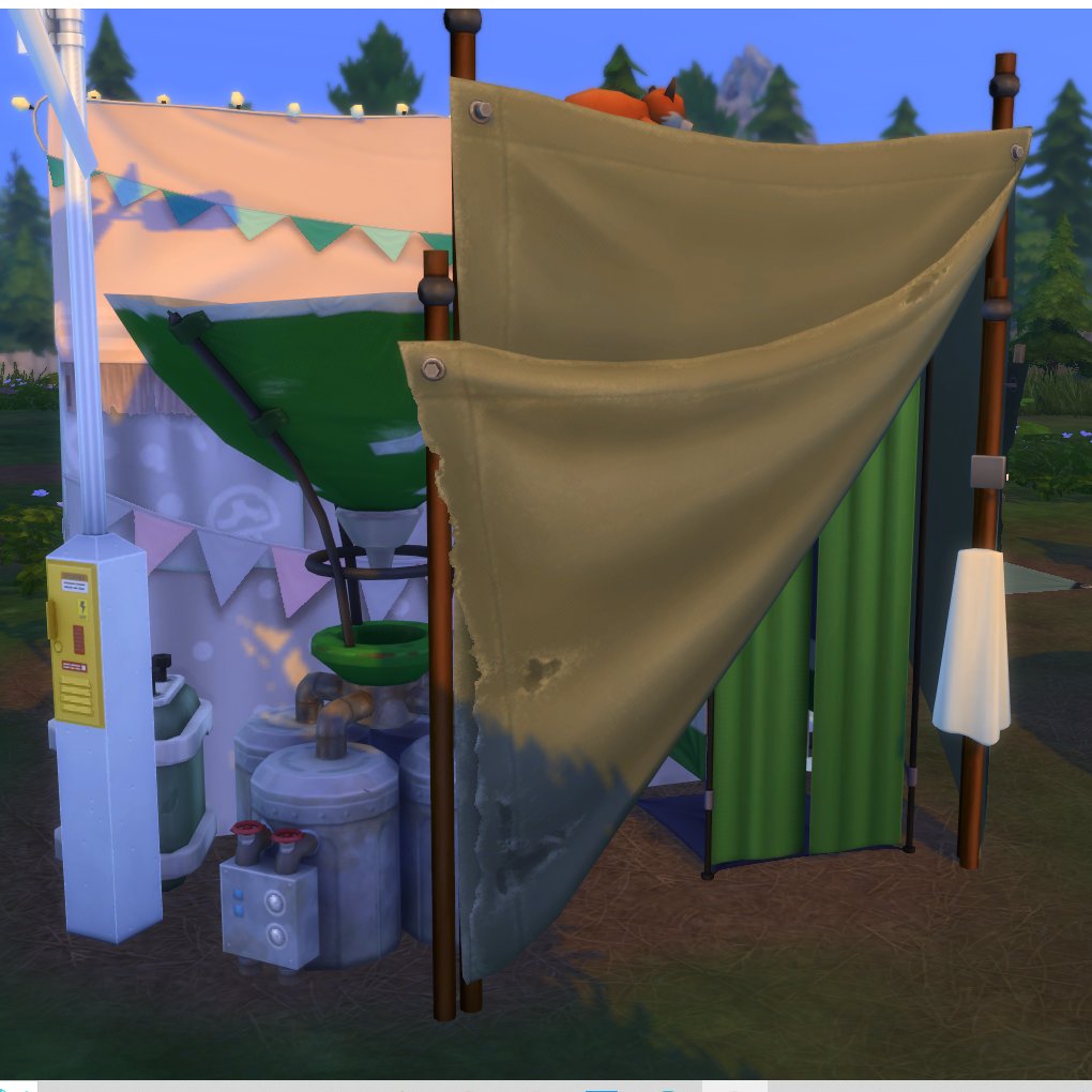 Alana's Conservation Research Camp in Moonwood Mill. #Sims4 #sims4werewolves #ShowUsYourBuilds  ea.com/games/the-sims…