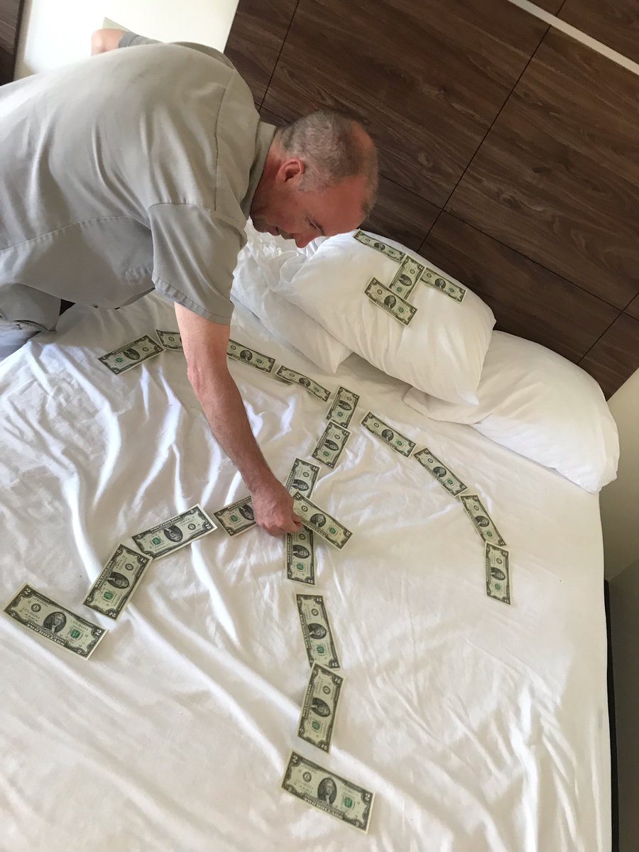 DougStanhope's tweet photo. Having spoiled our hotel room tub and toilet with meatballs and vomit last night, we evened it out by #DroppingDeuces in the bed before we left.
Heading south. https://t.co/F4WLN6f7DB