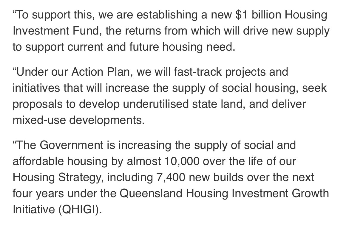 TimManderMP's tweet photo. The housing ‘initiative’ announced in @couriermail today is smoke and mirrors. Once again, @camerondickqld has reannounced a policy from June last year. Meanwhile, 50000 await housing … and the number grows daily #qldpol #runoutofideas https://t.co/VbMJ6ihNDb
