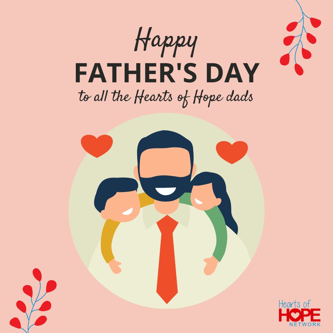 Happy Father's Day to all the Hearts of Hope dads out there! We hope you all have a very special Father's Day and are thinking of you today.

#spreadhope #fathersday #heartsofhope #criticalillness #heartdad #herodad #purehaven