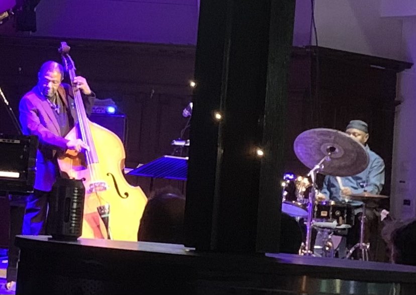 Not every day we get to see jazz royalty in Scotland. Buster Williams and Lenny White are two very classy old boys #GlasgowJazzFestival #FathersDay