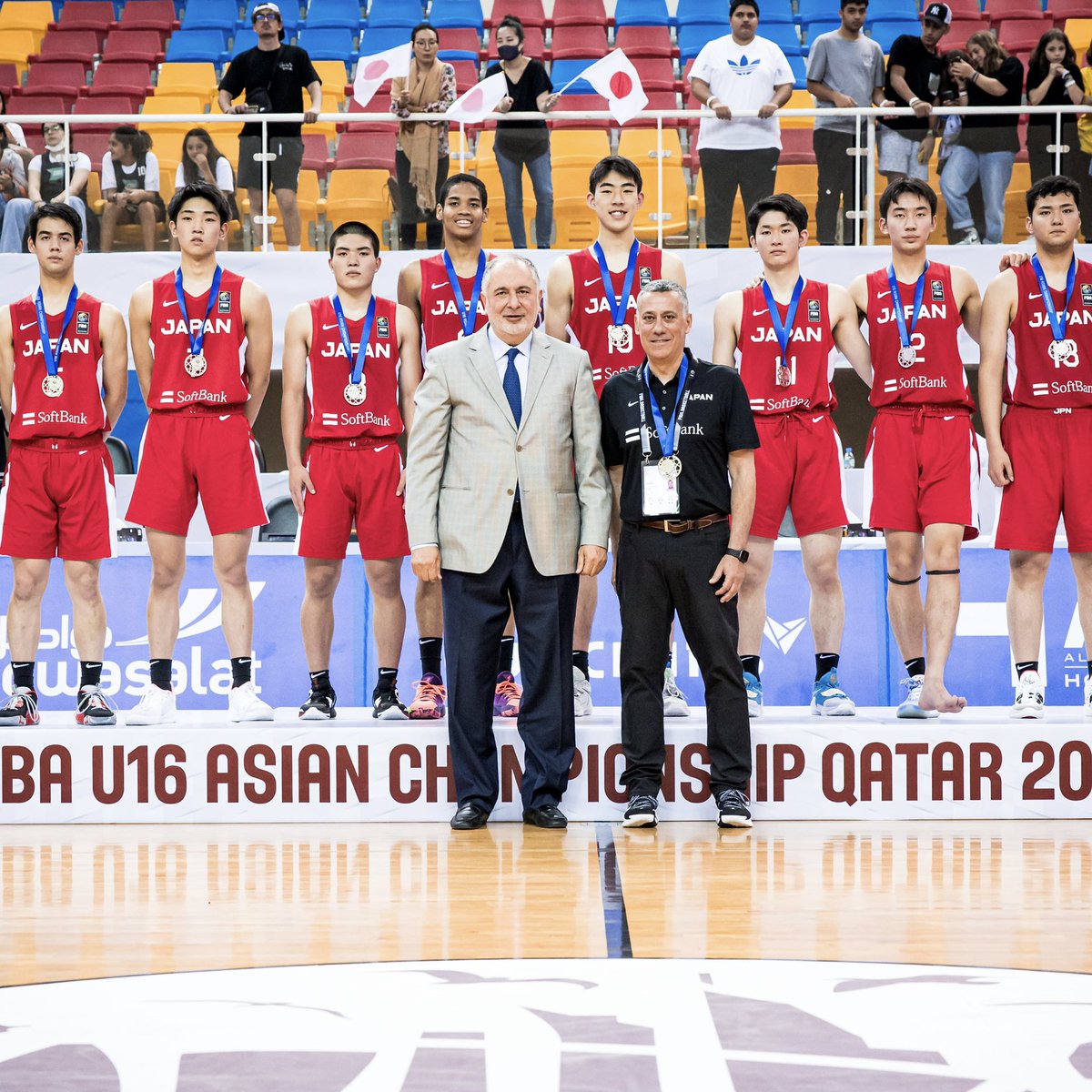 A golden silver for Japan 🇯🇵, who tally their best finish ever in the #FIBAU16Asia! See you in Spain in two weeks for the FIBA U17 World Cup! 🙌 | @JAPANBASKETBALL x @JAPAN_JBA