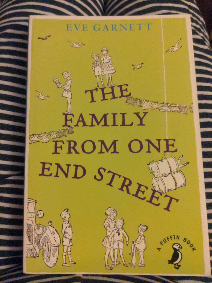 sarahpbroadley's tweet photo. A wee blast from the past for next @SCBWI_BI #Scotland #BookGroupChoice - The Family From One End Street by #EveGarnett. First pub 1937! https://t.co/EuubpNEFAN