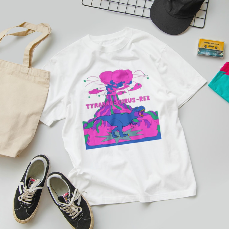 mademechum's tweet photo. ご購入感謝🎉mademechumのティラノサウルス スタンダードTシャツ https://t.co/t5xcRUWz5u #suzuri https://t.co/Yjlm3sJCv2
