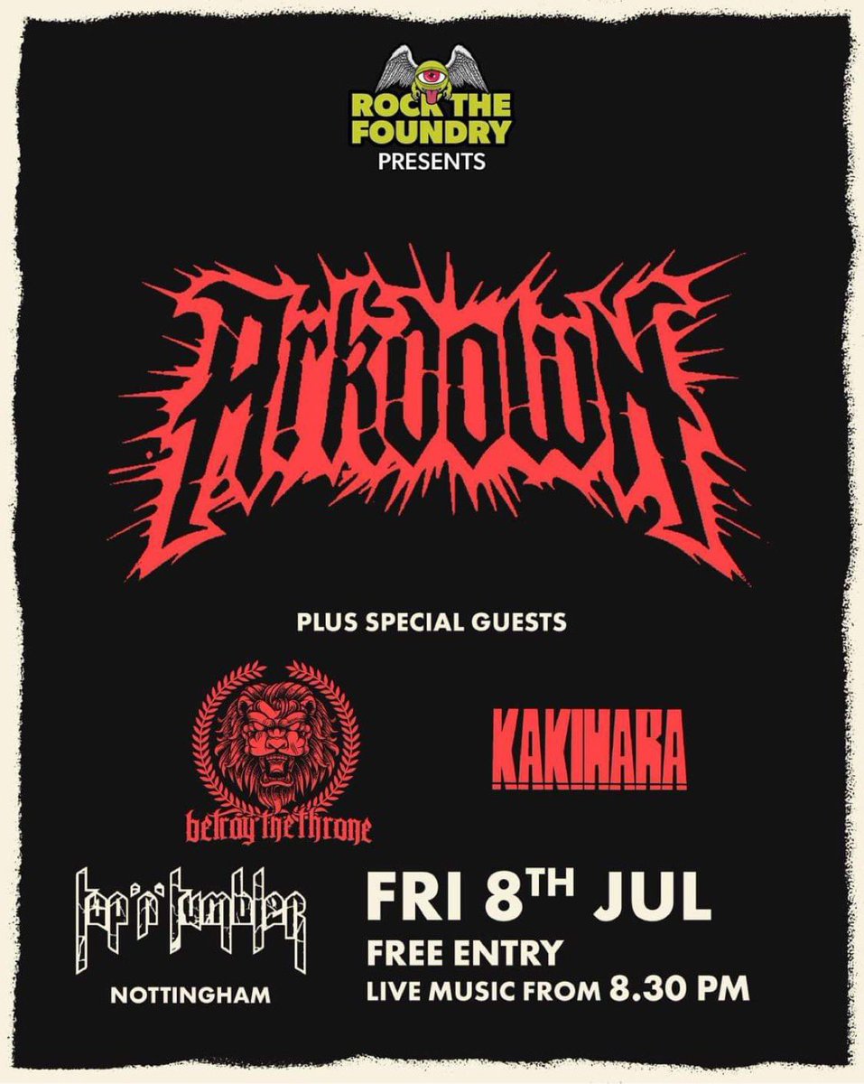 BTTHC's tweet photo. #NOTTINGHAM!  Our next live show is at @theTapNTumbler on 08/07 with @ArkdownOfficial and Kakihara!  It’s FREE ENTRY so NO EXCUSES… come dance with us! https://t.co/6qTRsWDg2X