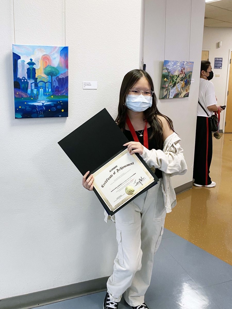 LVCCLD's tweet photo. Stop by #SpringValleyLibrary to check out the stunning art exhibit by the talented students of #AJStudio, which is on display through July 10 🎨 🖼️ 🤯 . The students also received certificates of recognition from @RepSusieLee 🏆 ! Learn more: https://t.co/0xQ5lThr0W https://t.co/W3WqlGrBlz