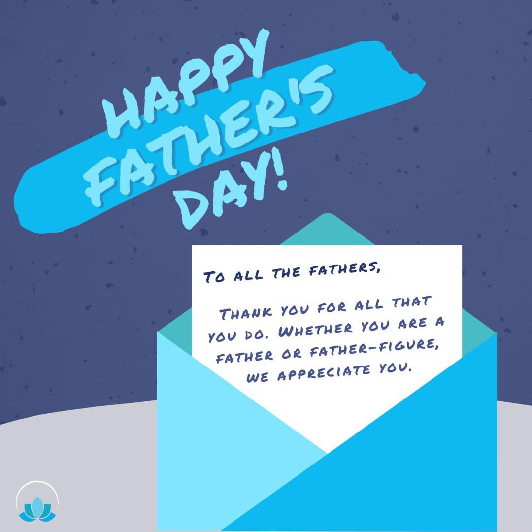 On this day we get a chance to show appreciation for both our fathers and father figures -all the people who have played a vital role in our lives, whether it be emotionally, physically or financially.
Happy Father’s Day 💙