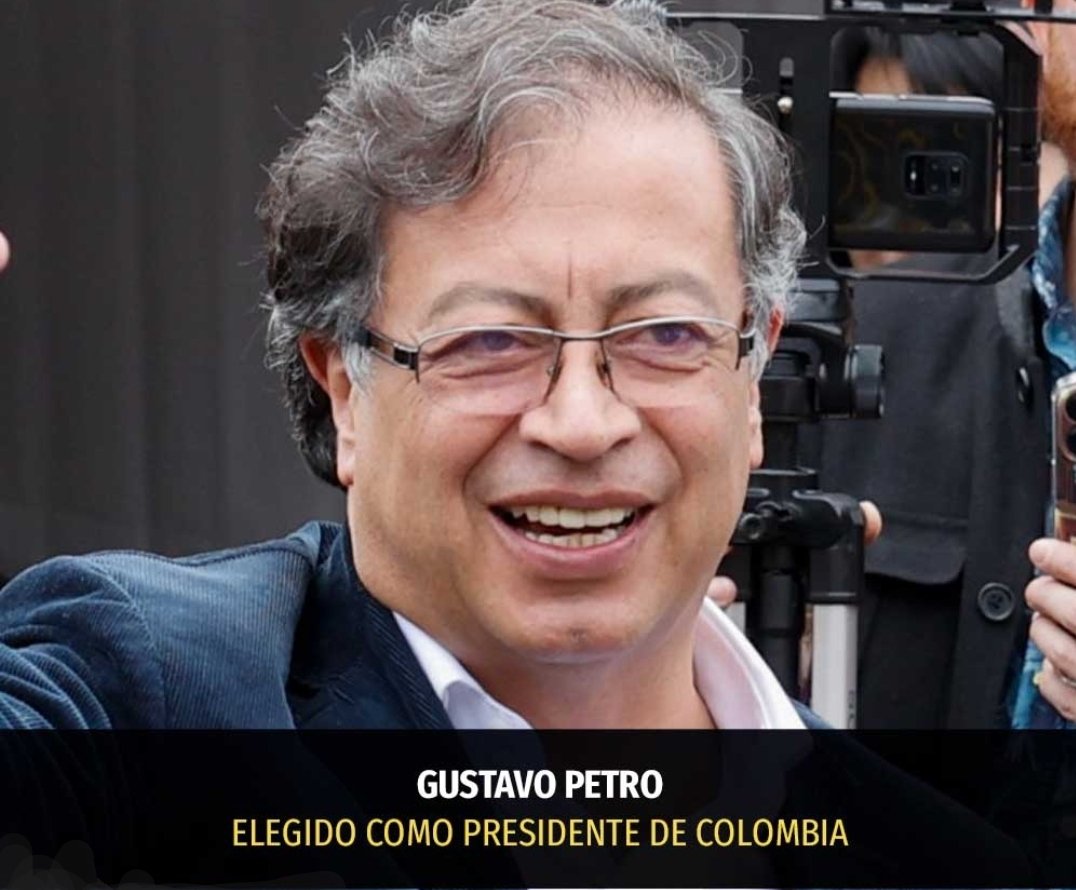 NPDinformacion's tweet photo. #ULTIMAHORA 
📍Gustavo Petro es electo como nuevo Presidente de Colombia. 
#EleccionesColombia2022 https://t.co/xFEQuwn5ZW
