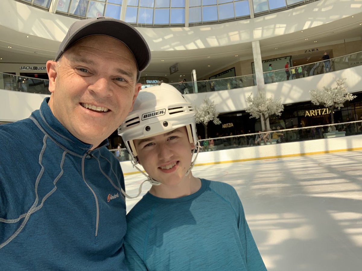 RobSchmeichel's tweet photo. Some #WEM #IcePalace action today #LifeWithCharlie https://t.co/9HuGh9mxpy