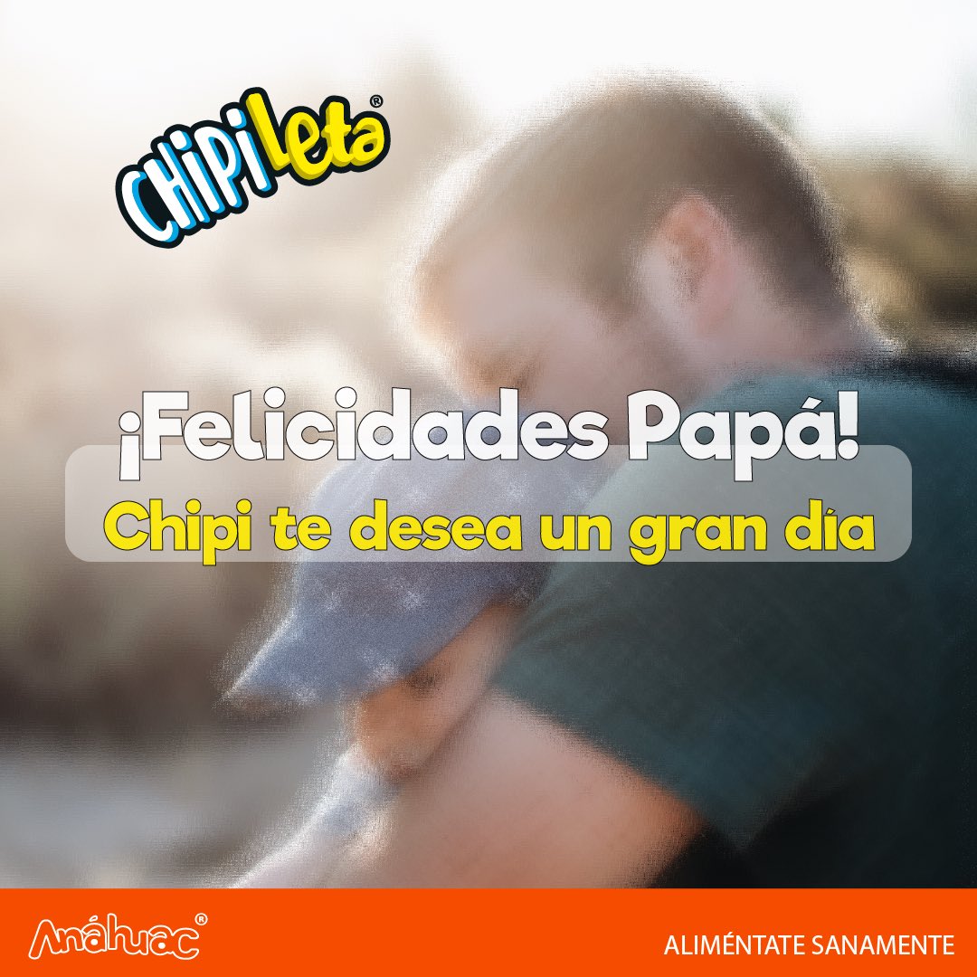 ChipiletaMX's tweet photo. Feliz Día del Padre 🙌
Comparte instantes maravillosos en familia acompañado de #dulcesanáhuac 

#díadelpadre #chipileta https://t.co/ACauM6U69e