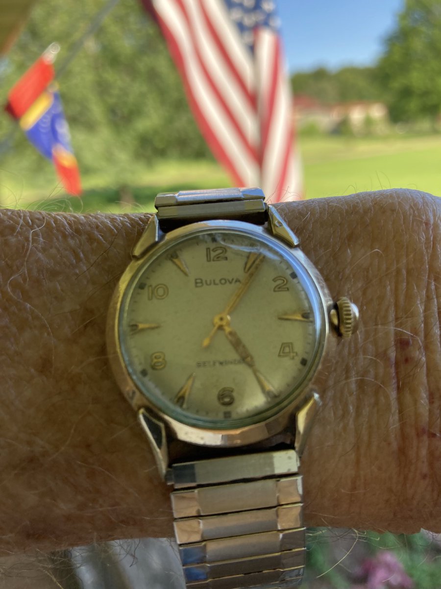DavidHulsey2's tweet photo. The watch is still working I bought in 1956 while in the Navy aboard the USS John R. Pierce DD-753. https://t.co/vM9ErKwstp