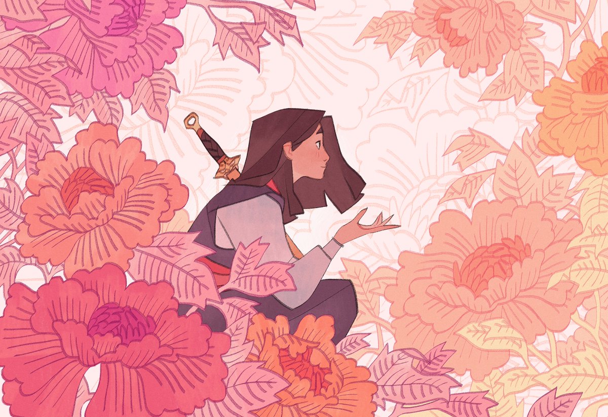 cronchybaguette's tweet photo. yearly mulan post for its release anniversary :D also sorry im late guys but happy pride month https://t.co/Houzsb40Zw