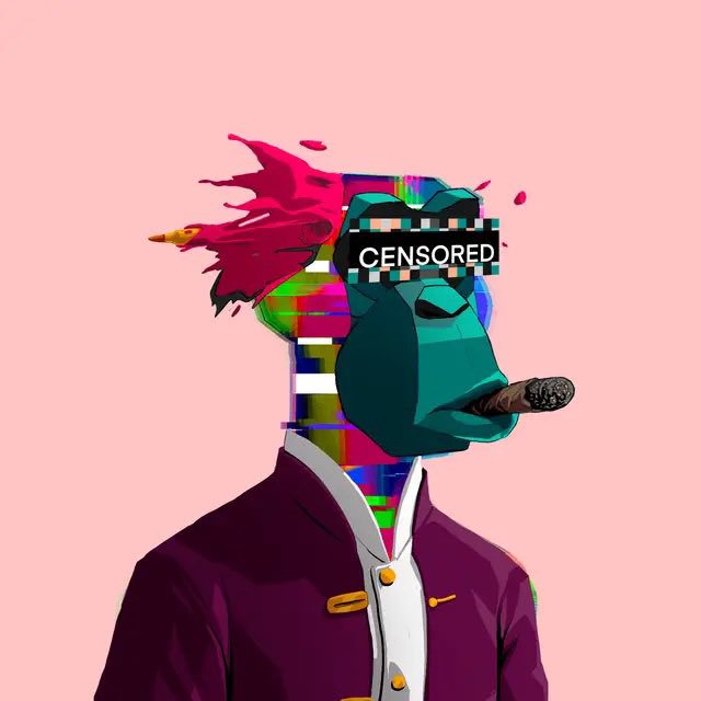 thecoingirl's tweet photo. Sometimes I am a little bit bitchy, but today I decided to get glitchy ✨ #PrimatesNFT #Solana #SolanaNFT https://t.co/6pgcvD1Oxj