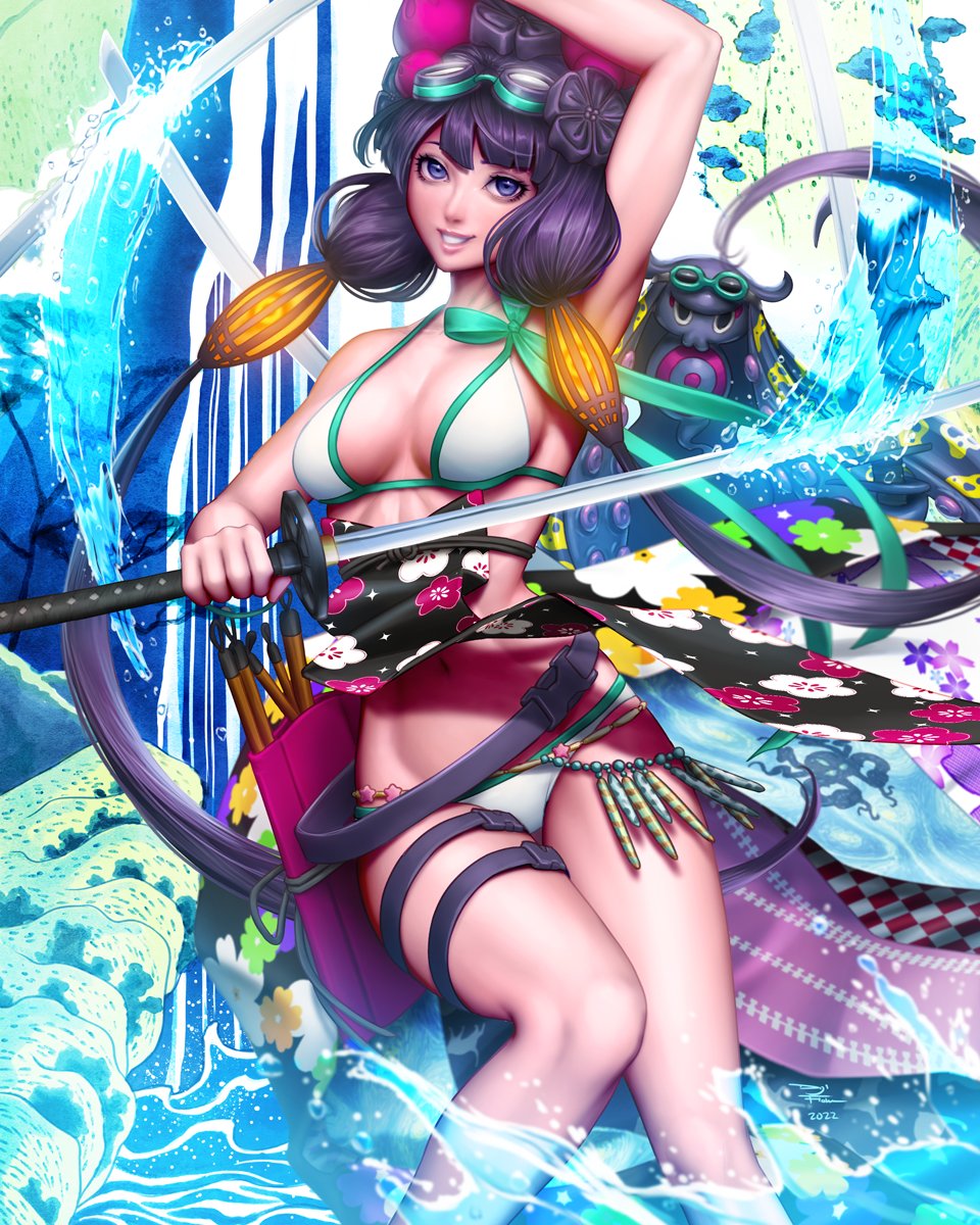DigiFlohw's tweet photo. My fanart of #SummerHokusai from #FateGO
I already miss the QP from the rerun :(
#HokusaiFGO #FateGrandOrder #FateGOUSA #FGO #FGOSummer #FGOfanart #fanart #gachagames #games #mobilegames https://t.co/X42vIgoDmn