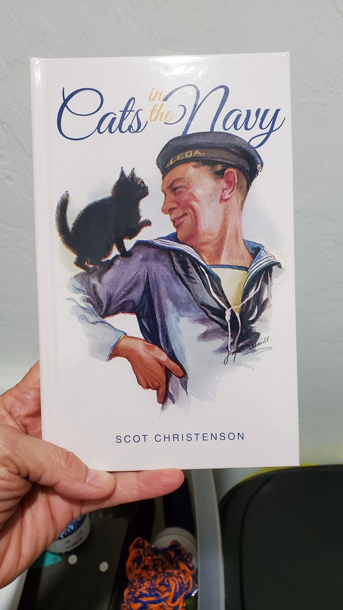 cvivian86's tweet photo. So Daisy got her human #dad a present. He's a @USNavy vet, so... very thoughtful. :) #CatsOfTwitter #FathersDay #LifeWithDaisy https://t.co/Sc5ZUvi87q