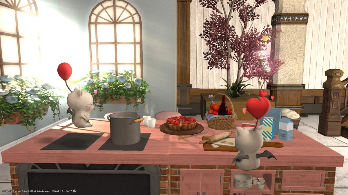PlamsTheCat's tweet photo. Kafei Pastel bakery - kitchen 2! ^^ #FFXIV #FF14 #FFXIVhousing #FF14housing #PS4share https://t.co/cS2uZpgPZw