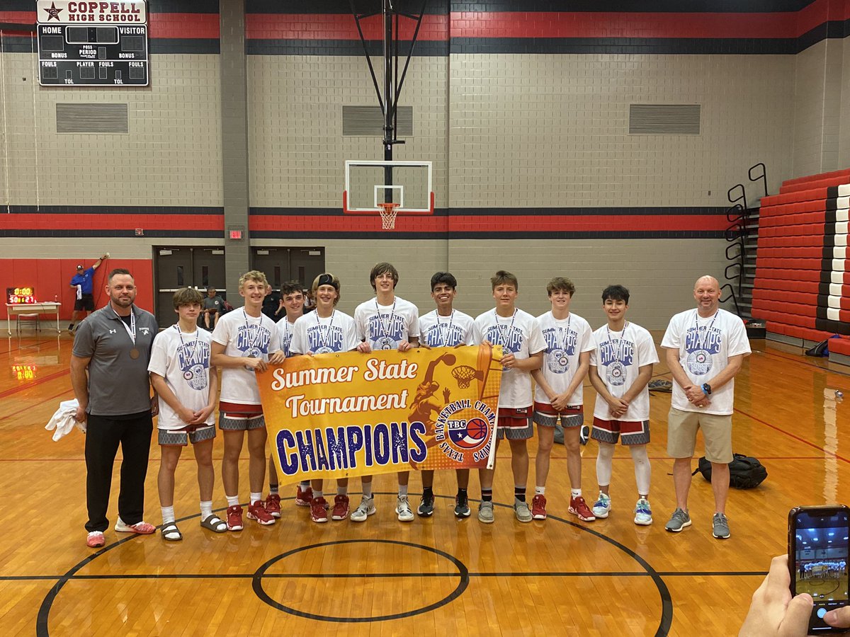PonderLionPride's tweet photo. @PonderHoops wins the summer state basketball championship! Great job guys! #OnePride https://t.co/UFe6ie80M8