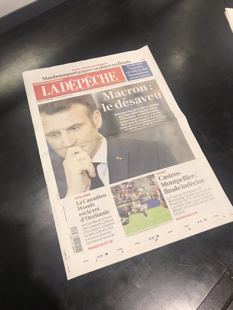 Nicolas Moscovici (@nicomosco) on Twitter photo Votre <a href="/ladepechedumidi/">La Dépêche du Midi</a> toute belle sortie de l’imprimerie ! Tous les résultats des #legislatives2022 dans la région, nos analyses et décryptages. Et vive la presse de proximité ✌️ Votre <a href="/ladepechedumidi/">La Dépêche du Midi</a> toute belle sortie de l’imprimerie ! Tous les résultats des #legislatives2022 dans la région, nos analyses et décryptages. Et vive la presse de proximité ✌️