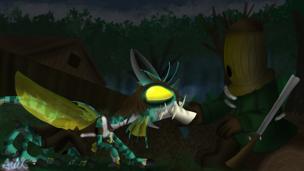 Arielthecricket's tweet photo. Kelsey want to give a drawing to the hunter whose her father which the drawing is actually from his real daughter #Arielclark #Littlenightmares2 #littlenightmaresfanart #oc #drawing #drawings #ArtistOnTwitter #digitalart #DigitalArtist #digitaldrawing https://t.co/HnmoFKCsvz