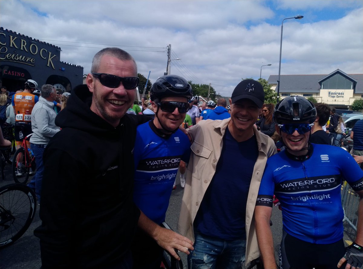 Nico caught up with us at the finish today. I legged it when I saw him coming.