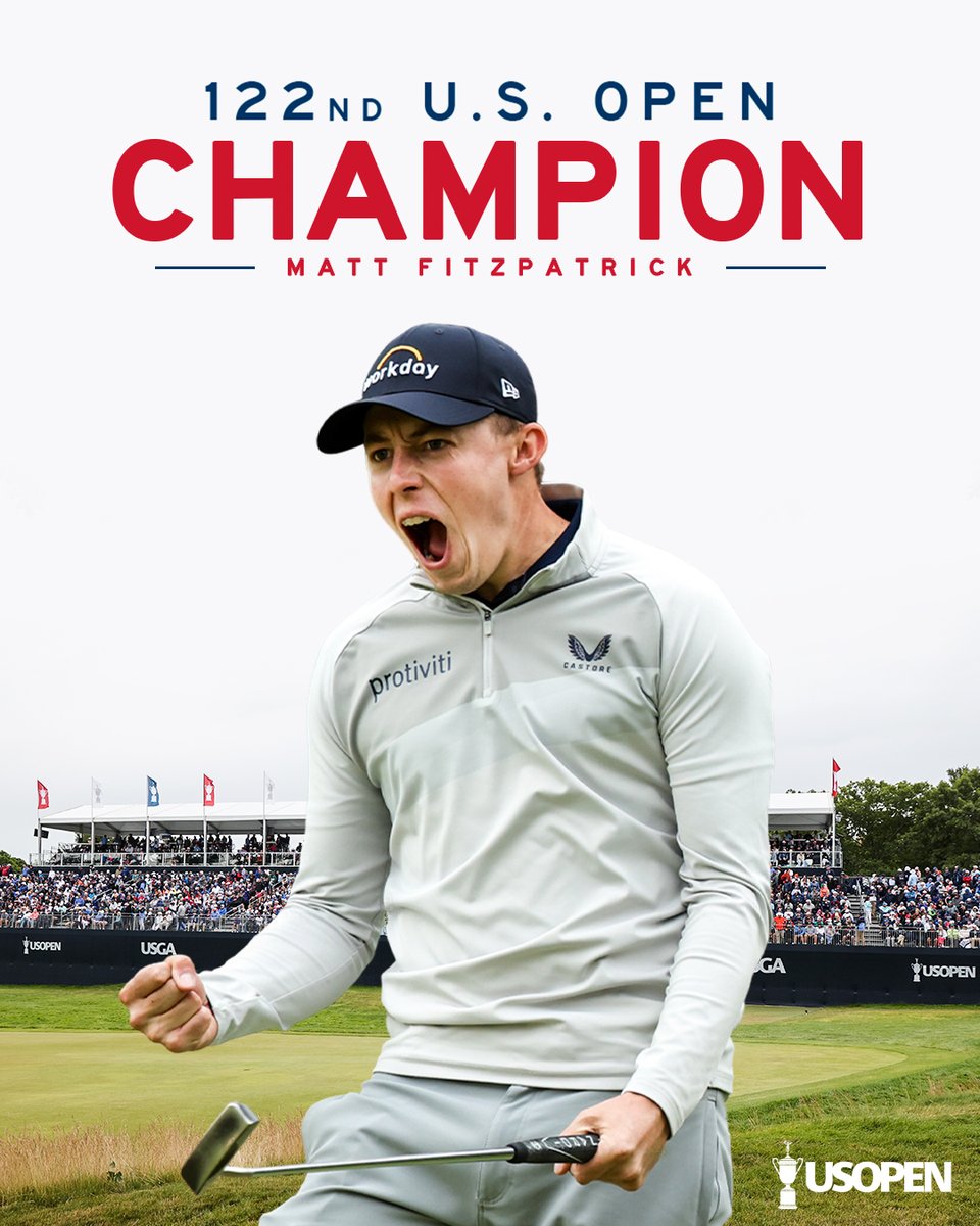 The King of The Country Club! 

<a href="/MattFitz94/">Matt Fitzpatrick</a> is the 122nd #USOpen champion!