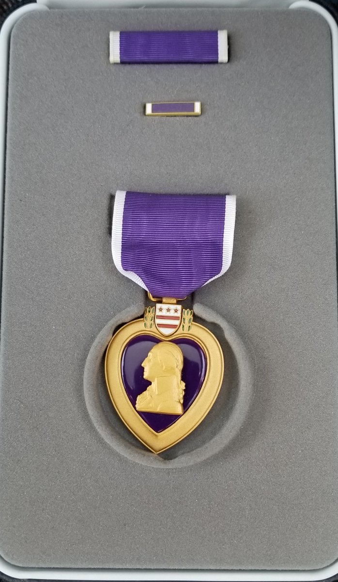 Otalia69's tweet photo. My #grandfather, #JohnZiegler, rec'd his #PurpleHeart #posthumously #OnThisDate in 2002 for: "Being wounded or killed in any action against an enemy of the #UnitedStates or as a result of an act of any such enemy or opposing armed forces"  💜 #GPops #USArmy #WWI 1918-1919 #France https://t.co/iYnamR8q9D