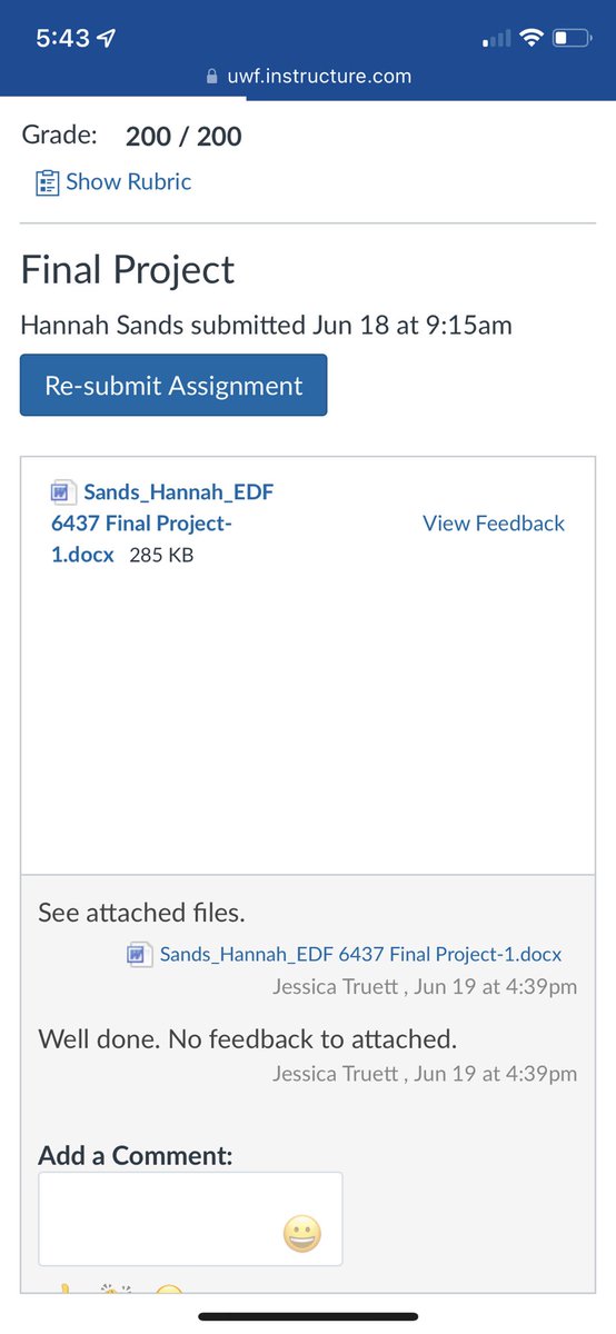 usaidhwat's tweet photo. omg i could cry rn i got a perfect grade on my final project &amp; my final exam in the hardest class of my entire program worth 40% of my grade 😭🎉 https://t.co/kPXeS4MfNl