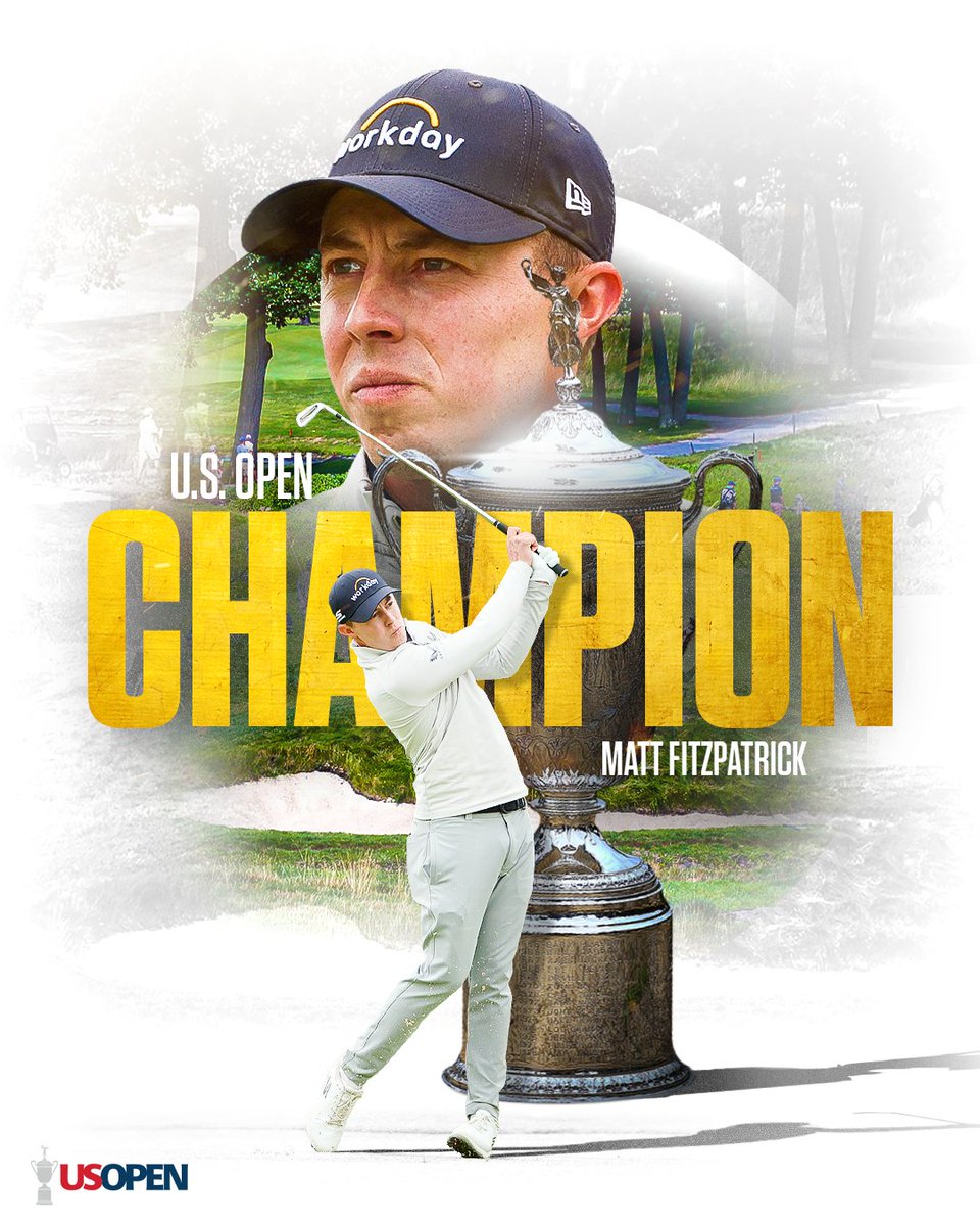 Matt Fitzpatrick WINS the 122nd #USOpen!