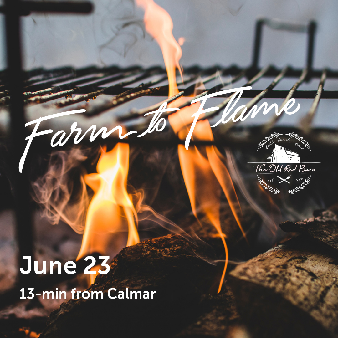 TownOfCalmar's tweet photo. Happening tomorrow - Farm to Flame at The Old Red Barn!
Pitmaster Peter Zukiwski showcases the best Alberta has to offer. Highlighting what is best in season and bringing you a unique dining experience in the heart of the prairies.

Purchase tickets here https://t.co/RvLl3miZCp https://t.co/9ilY7jw2cc