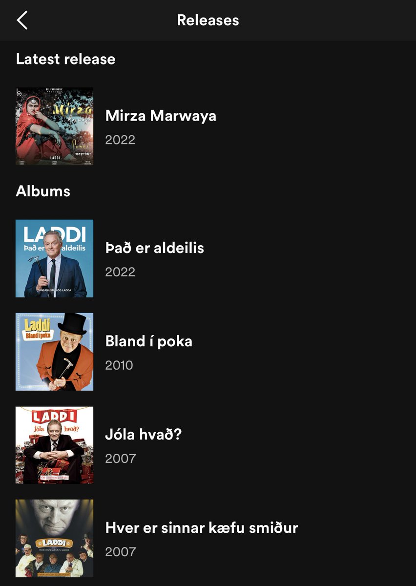 Hafa ekki allir heyrt nýjasta lag Ladda, Mirza Marwaya? Þetter klassík