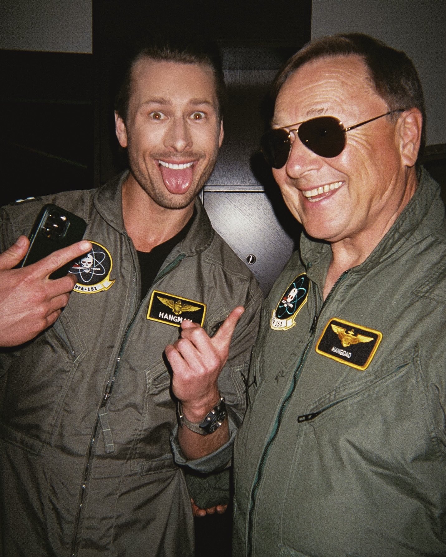 glen powell top gun sunglasses