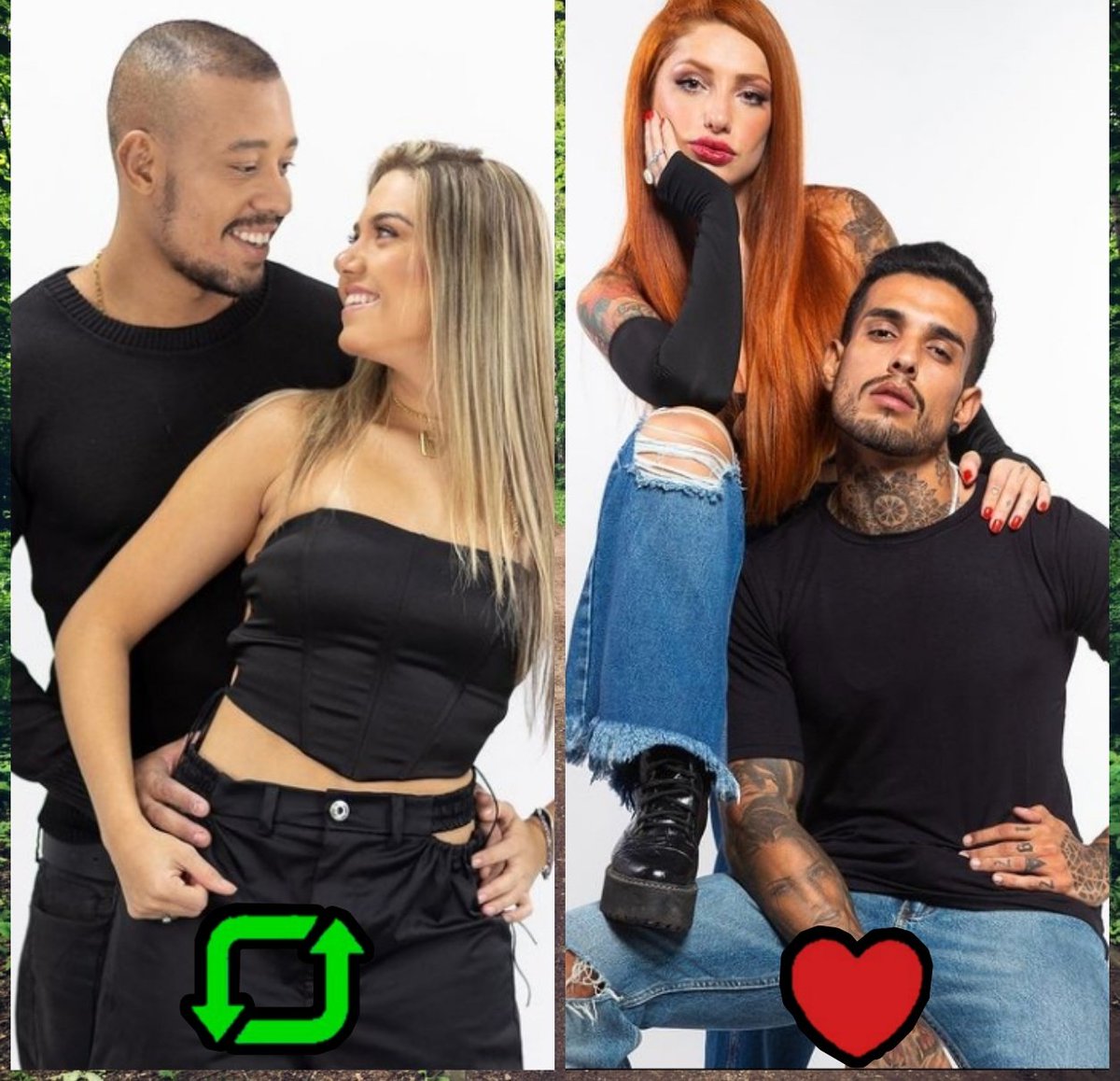 PortalRunik's tweet photo. Qual seu casal favorito? #PowerCouple https://t.co/hK5JR4qseF