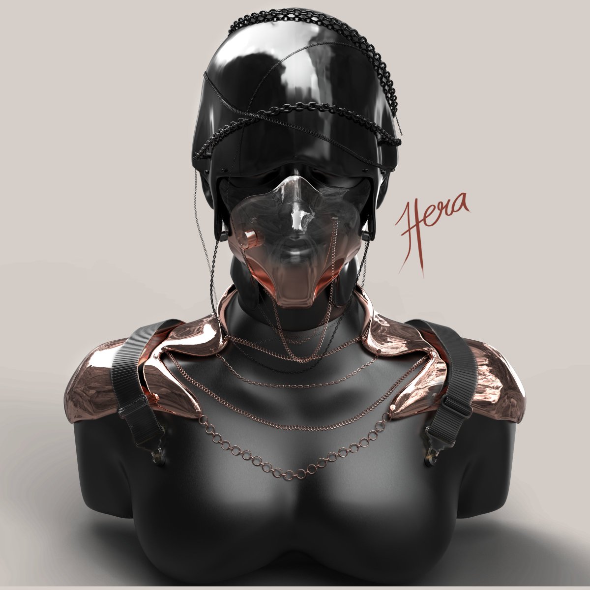 GM!!

Happy monday ,hope you have a great week ahead!

btw this is HERA,
I was challenged to do a mask that is partly inspired by 'jibaro' (from death love robots), made it abit more minimal

not decided if this should go on pentas on Foundation.