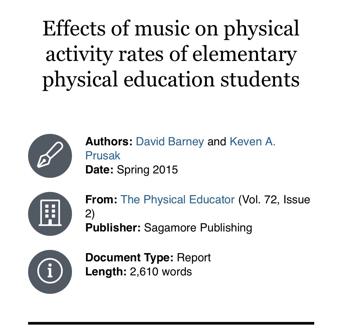 Doing a little research for my #PE841Summer22 course and I learned that it’s beneficial to pump some tunes to help increase the physical activity rates of elementary students!! #ResearchIsRelevant