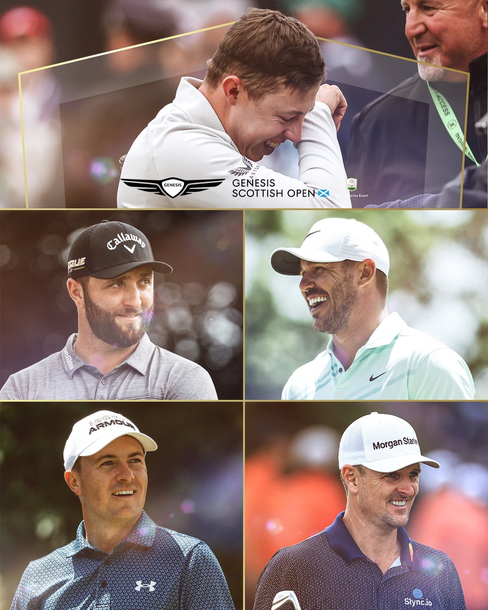 We now have 5️⃣ @usopengolf champions heading to 𝐆𝐨𝐥𝐟 𝐂𝐨𝐮𝐧𝐭𝐫𝐲 next month: 🏆 @JustinRose99 🏆 @JordanSpieth 🏆 @BKoepka 🏆 @JonRahmpga 🏆 and now... @MattFitz94 #GenesisScottishOpen | #RolexSeries | #FedExCup