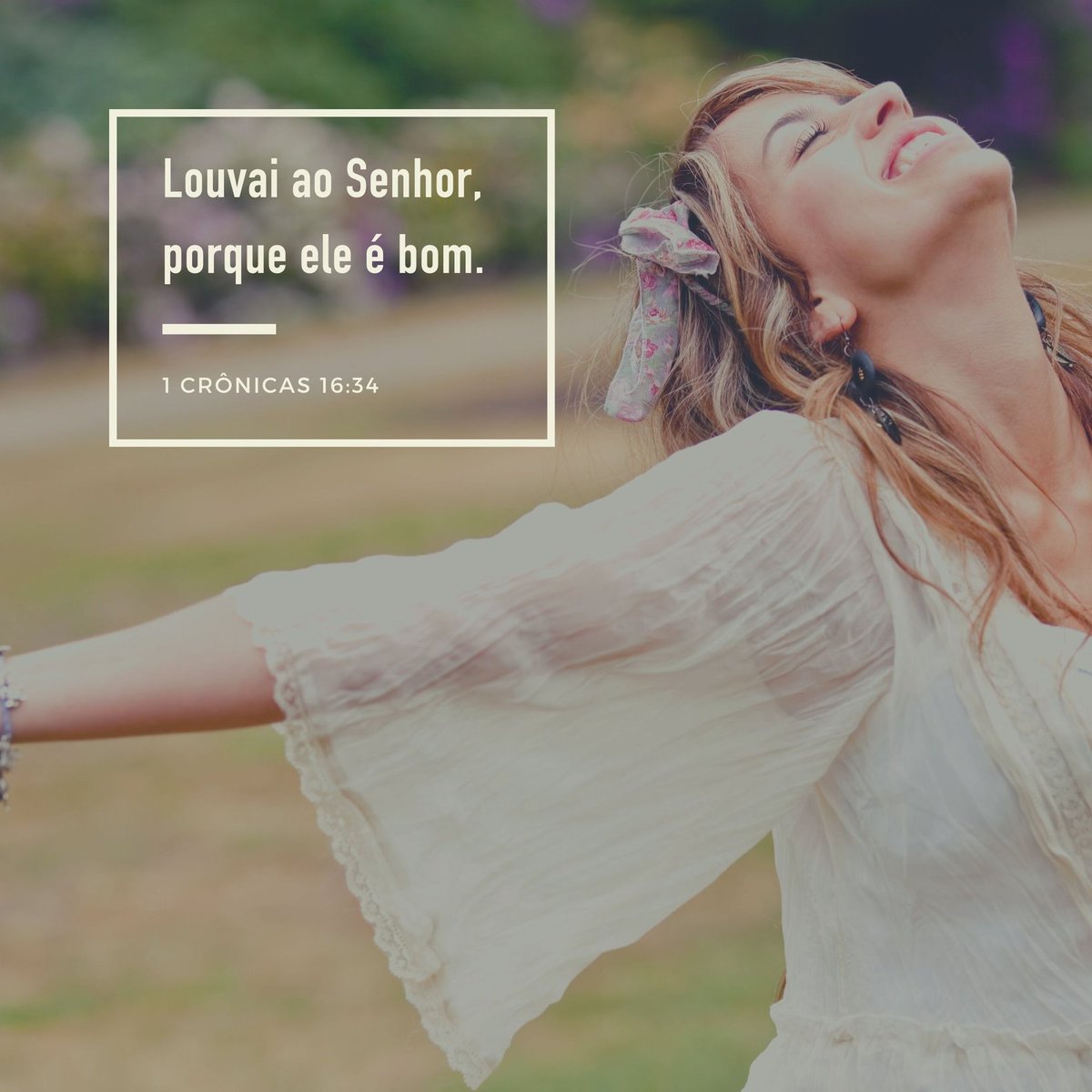 enteu's tweet image. Deem graças ao Senhor, porque ele é bom; o seu amor nunca acaba.

1 Crônicas 16:34