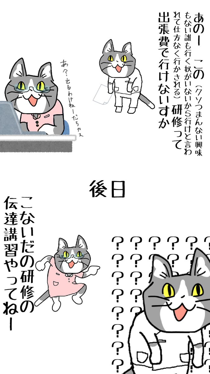 #現場猫 #看護師
やるわけねえだろ! 