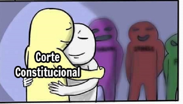 Tú serás mi protectora, mi salvadora, serás la juez del gobierno que viene. En ti confío, espero independencia, orden y rectitud. <a href="/CConstitucional/">Corte Constitucional</a>