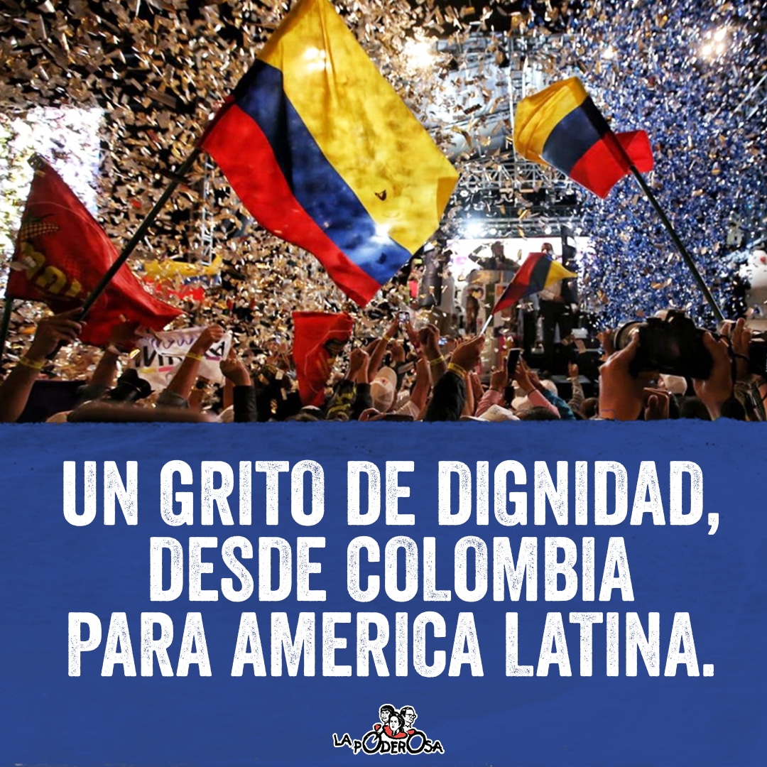 ✊🏽 Petro y Márquez se alzan con la victoria en #Colombia. Una vez más el pueblo se pone de pie. ¡Alerta que camina, la lucha popular por América Latina! 

#Petro #FranciaMarquez #EleccionesColombia #AmericaLatina