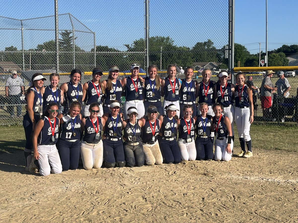 IrishSoftball19's tweet photo. Illinois Irish host the Father’s Day Tournament at James Street Park in Streator, with the 14u Irish matching up with the 16u Irish for the title, great game by both sides!  Irish 14u will head to the Sparkler Jr. in Fort Collins, Colorado next, #irishpride https://t.co/HATzEdZSx9