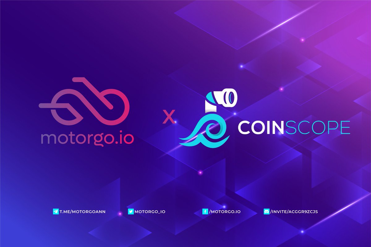 🔥 CONTRACT IS AUDITED BY COINSCOPE 🔥 
Hi everyone,
The MotorGo team is thrilled to announce that our contract address has already been audited by COINSCOPE!

Audit Link: coinscope.co/coin/mgto/audit

#MotorGo #MTG #Move2Earn #MoveToEarn #STEPN #Ride2Earn